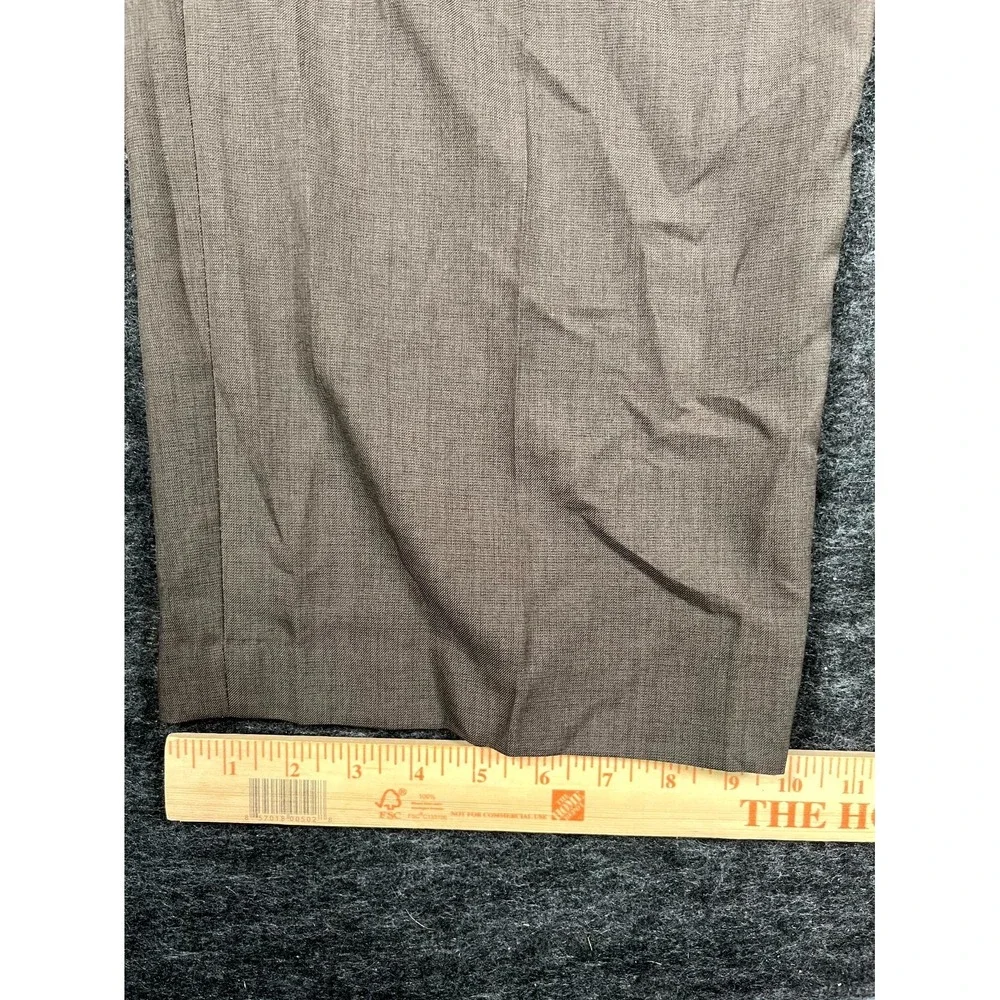 Genesis Dress Pants Mens 48x38 Taupe Tetron Microfiber Formal‎ Business Formal